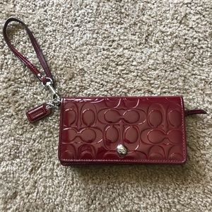 Coach wristlet/wallet